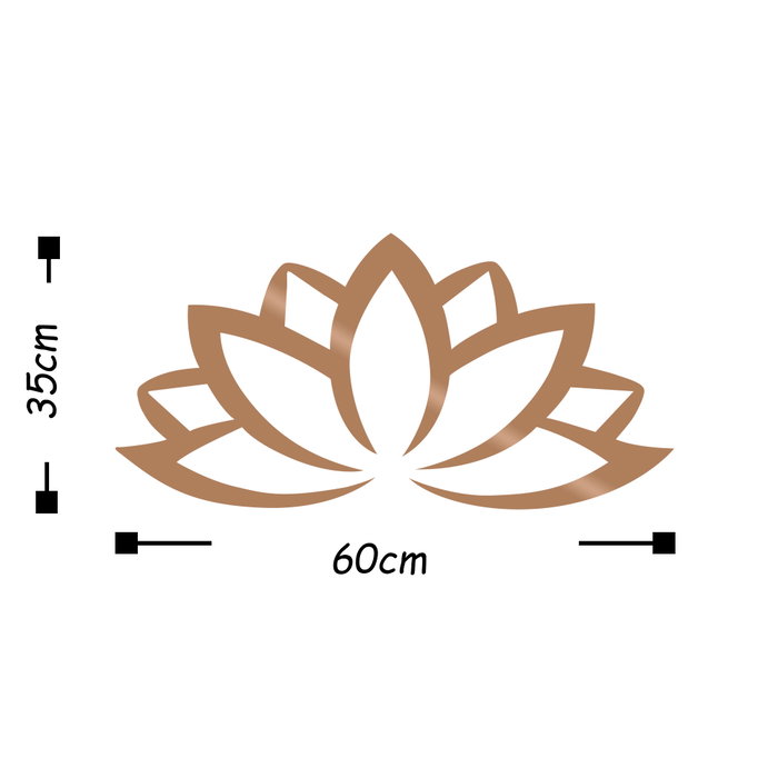 Wallity Lotus Flower 2 - Cobre Wallity Lotus Flower 2 - Cobre